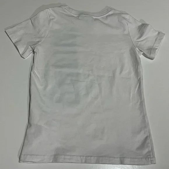 Puma Boys Athletic Set XS 5/6 Blue Shorts White Logo T-Shirt Activewear - Picture 10 of 11
